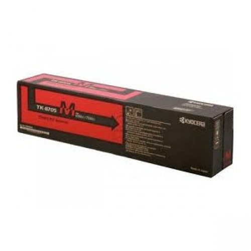 Картридж лазерный Kyocera TK-8705M/1T02K9BNL0, пурпурный, 30000 страниц, оригинальный