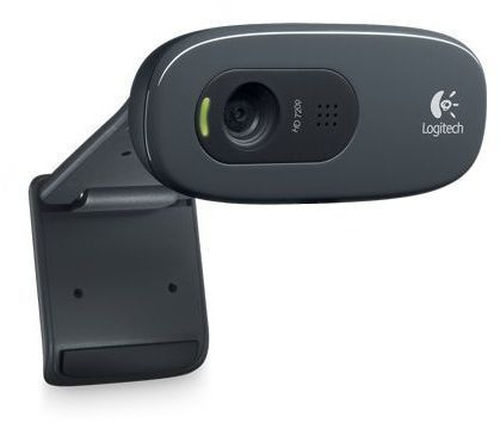 960-000636 Logitech HD Webcam C270, USB 2.0, 1280x720, 3Mpix foto, Mic, Black