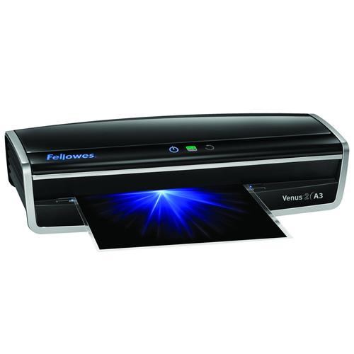 Fellowes FS-57467 Авто-ламинатор Venus A3, 75-250 мкм, до 218 см/мин, нагрев 30 сек,AutoSense,  APTS,  6  валов, шт