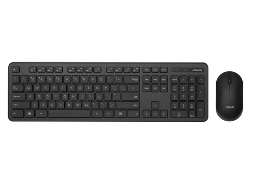 Аксессуары Беспроводной комплект (клавиатура + мышь) ASUS Wireless Keyboard and Mouse Set CW100/2,4 GHz/RU/черный