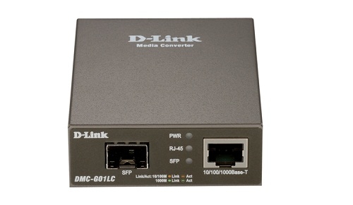 Медиаконвертер D-Link DMC-G01LC/A1A, 1000Base-T/SFP, 1UTP, 1SFP