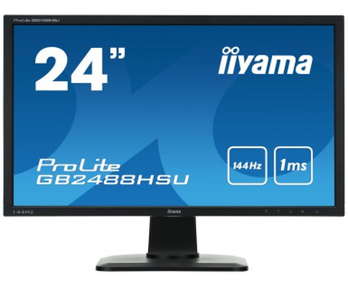 Монитор IIYAMA 24" GB2488HSU-B1 black {TN+film LED 1ms 16:9 DVI HDMI M/M матовая HAS Pivot 1000:1 350cd 160гр/160гр 1920x1080 D-Sub DisplayPort}