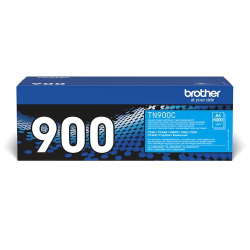 Тонер Brother картридж TN900C для HL-L9200CDWT, MFC-L9550CDWT голубой  сверхвысокой  ёмкости  (6000 стр)