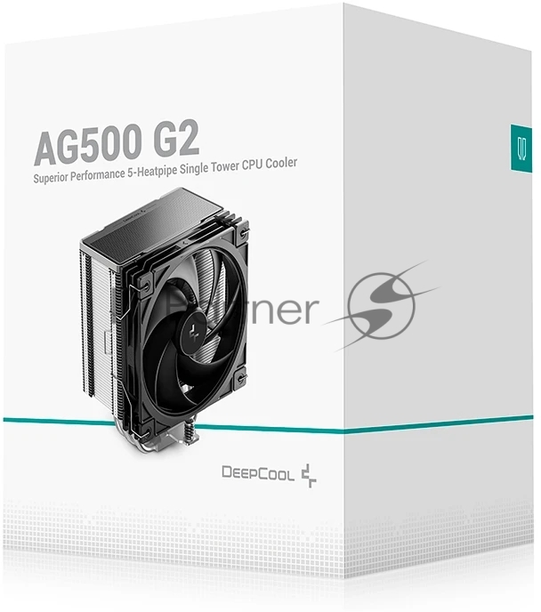Кулер для процессора DeepCool AG500 G2, 120 мм, алюминий/медь, 500-2200 об/мин, 30.93 дБ, 4 pin PWM, 250 Вт, высота 156 мм