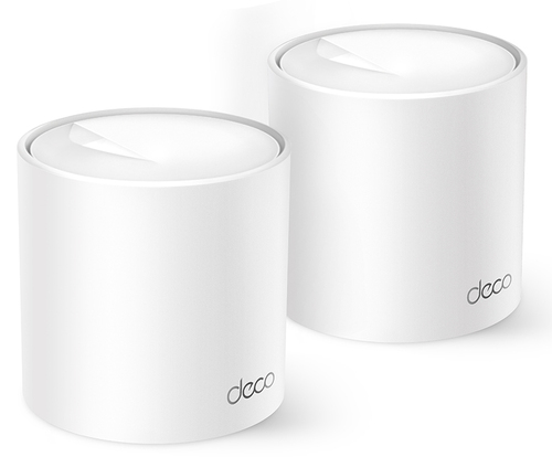 TP-Link Deco X10(2-pack) Домашняя Mesh Wi-Fi 6 система AX1500, до 300 Мбит/с на 2,4 ГГц + до 1201 Мбит/с на 5 ГГц