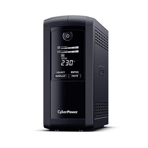 VP700ELCD ИБП CyberPower Value Pro 700 ВА Schuko х 4 шнур 1.5 метра USB RS232 линейно-интерактивный напольный 100х260х227 (ШхГхВ) 1ф