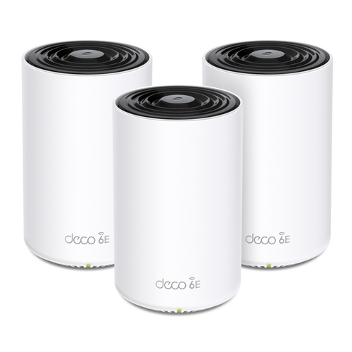TP-Link Deco XE75 Pro (3-pack) AXE5400, трехдиапазонная Mesh-система Wi-Fi 6E (3 устройства)