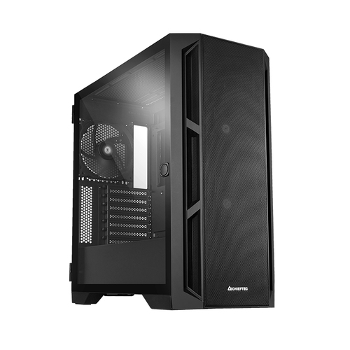 Корпус Chieftec APEX AIR, ATX, Midi-Tower, черный, без БП (GA-01B-M-OP)