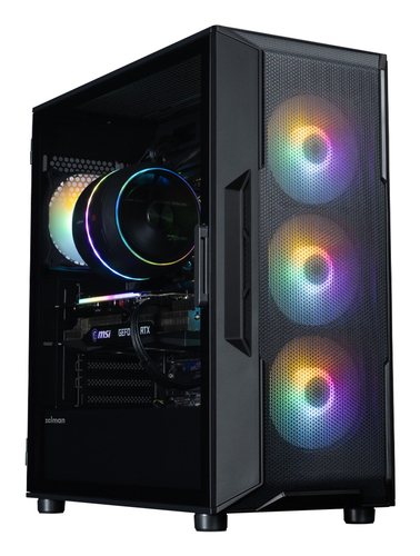 Корпус ATX Zalman i3 Neo V2, Midi-Tower, без БП, черный [i3 neo argb v2 black