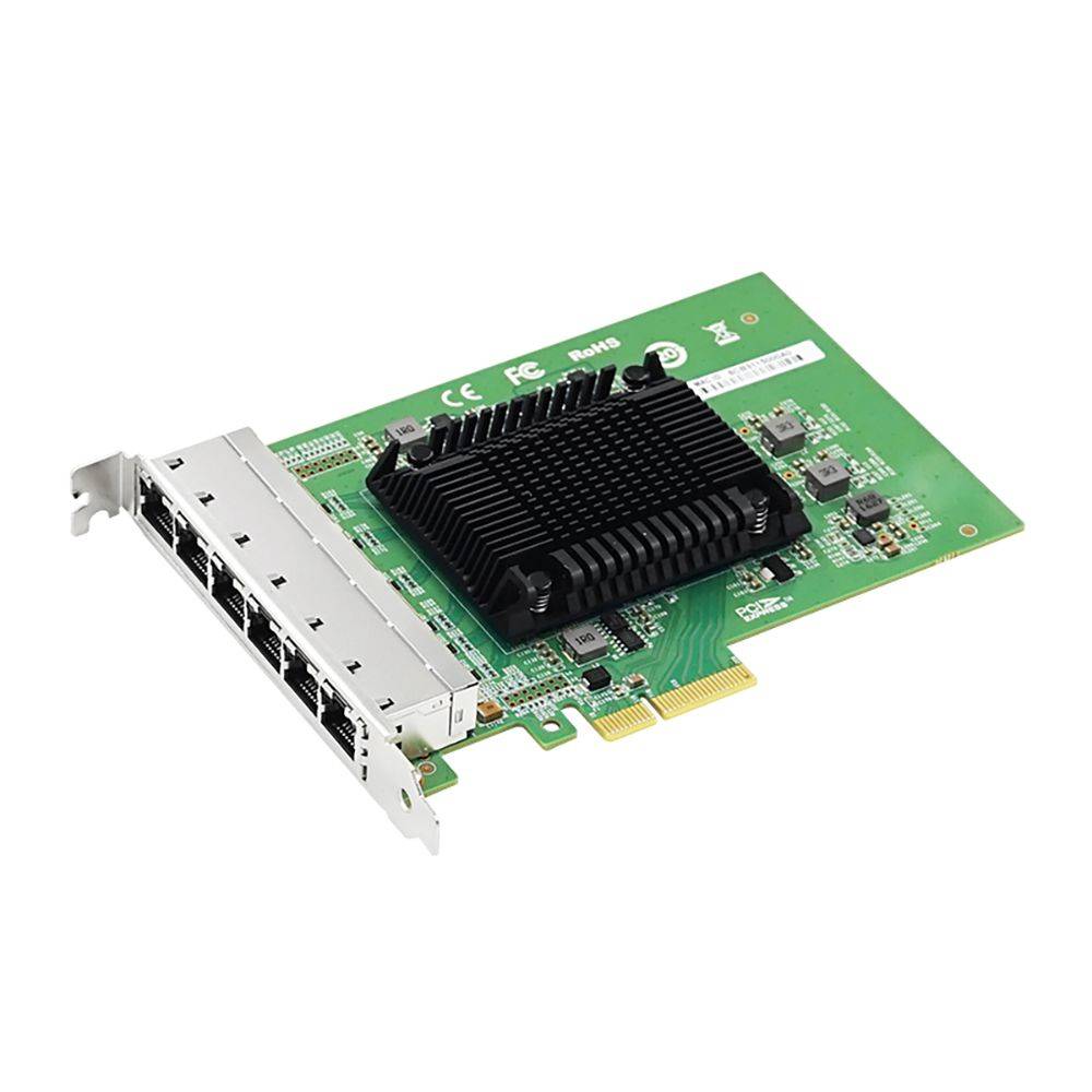 Сетевая карта LR-LINK - Intel I350, 1 Гб/с, RJ-45, 6-port, PCI Express, x4, PCIe, LRES2006PT