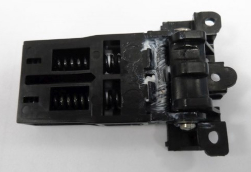 Шарнир (кронштейн) DADF левый Samsung CLX-6260/SL-M3870/3875/4070/SL-C2670/3060 (JC97-04197A)