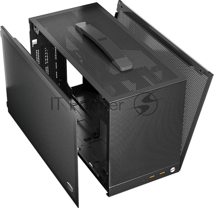 Компьютерный корпус PCCooler CASE K101 MESH GY 3F