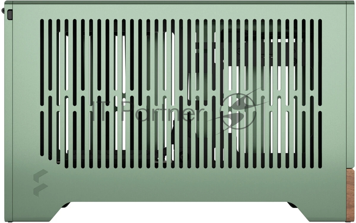 Компьютерный корпус без блока питания Fractal Design Terra, Mini-Tower, no fans, 1xUSB-A 3.0 + 1xUSB 3.2 Type-C, SFX PSU Support, mITX Jade