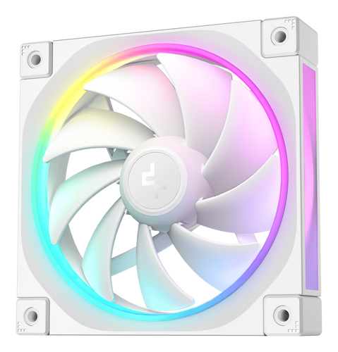 Вентилятор для корпуса Deepcool FL12 Wh ARGB 120х120x25 белый 4-pin 32дБ (R-FL12-WHAPN1-G) Ret