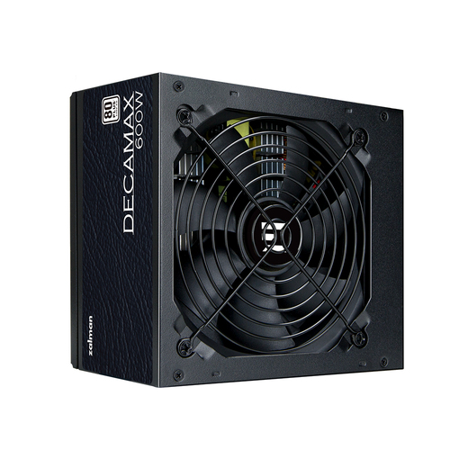 Блок питания ZALMAN 600W DecaMax ZM600-LX3 черный (ATX, 80+, APFC, 20+4P, 2xPCIe 6+2P, 3хMolex, 6xSATA, 120mm fan, RTL) (ZM600-LX3)