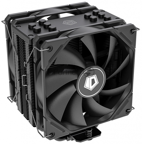 Кулер ID-Cooling SE-225-XT BLACK V2, башенный, 2×120мм, 6 теплотрубок