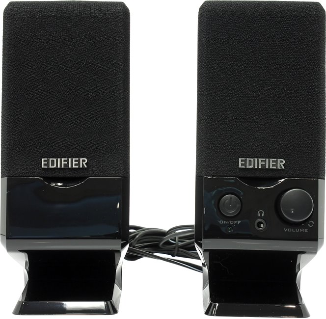 Колонки Edifier M1250, 2.0, черный, 2 Вт (2x1), питание от USB