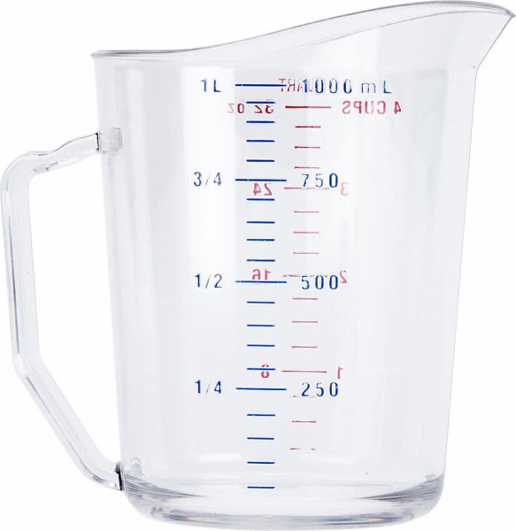 Стакан мерный CAMBRO поликарбонат 1,0л.100MCCW