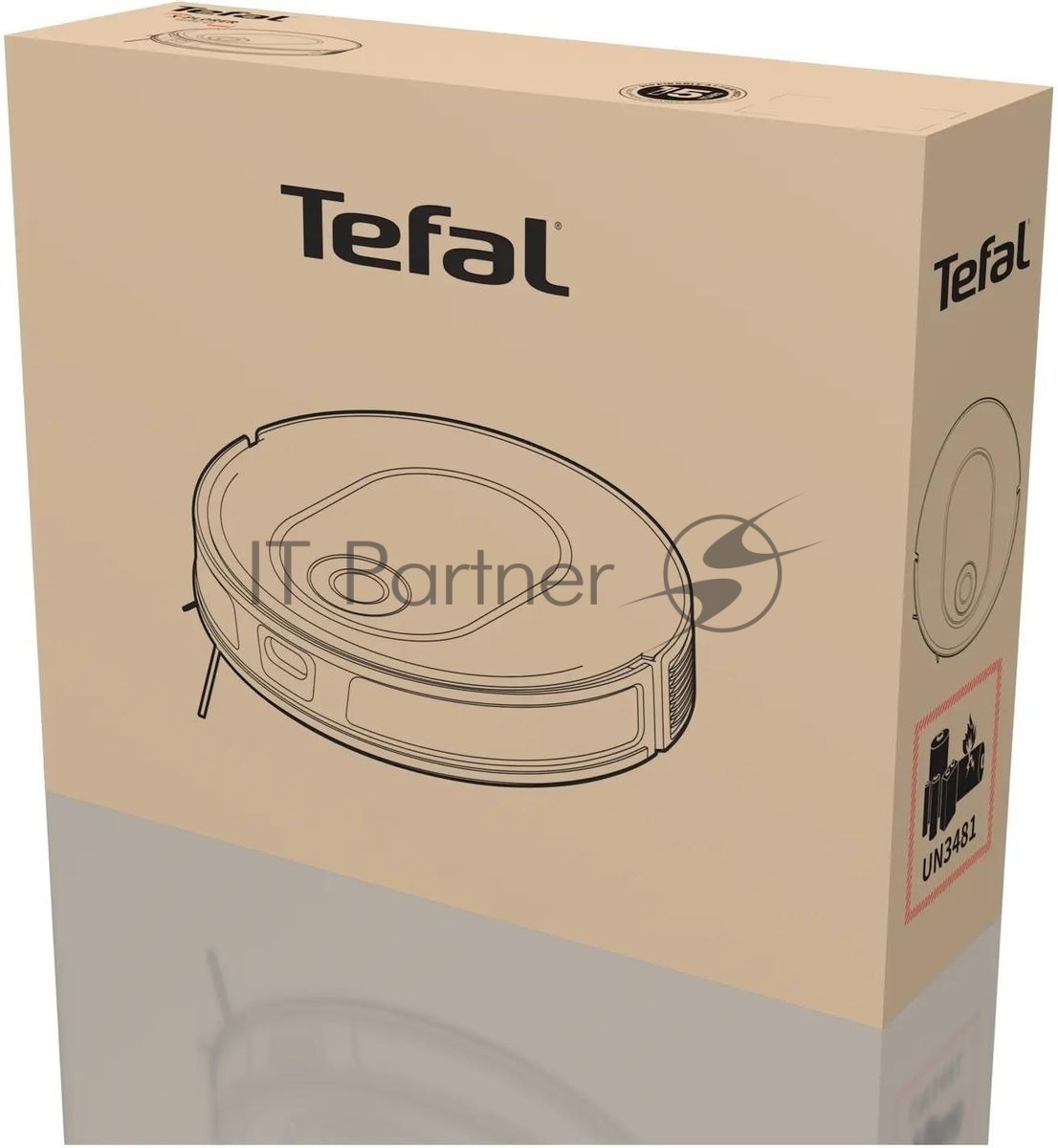 Робот-пылесос Tefal X-plorer Serie 65 RG8L65WH черный, 5200 мАч Li-Ion, уборка сухая/влажная, пылесборник контейнер 0,4 л