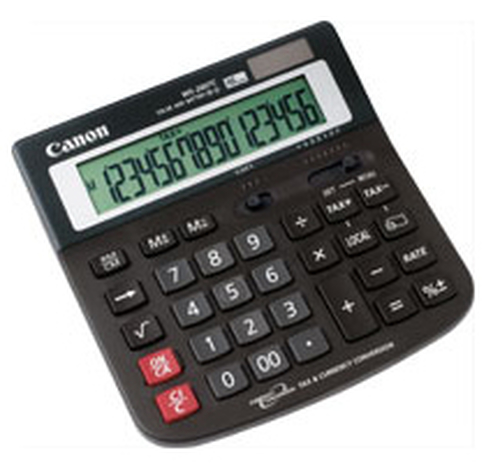 Калькулятор бухгалтерский Canon WS-260 TC black 16-разр.