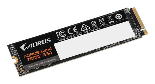 Накопитель SSD Gigabyte AG470E4Tb AORUS M.2 2280 4Tb AORUS 7000E Client SSD PCIe Gen4x4 with NVMe, 7100/6500, MTbF 1.6M, 3D TLC NAND, 3000TbW, 0,41DWPD, RTL