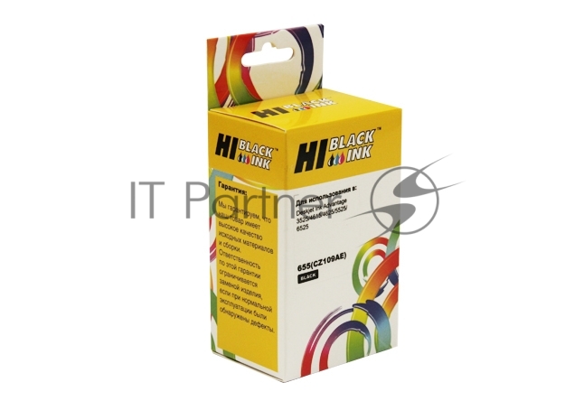Картридж HP DJ IA 3525/5525/4515/4525, №655 (Hi-Black) CZ109AE, BK
