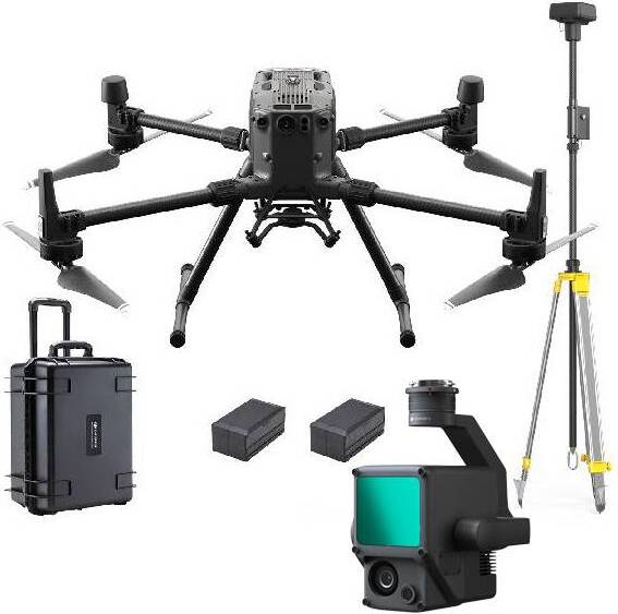 Комплект с лидаром Matrice 300 RTK Combo + Мобильная станция D-RTK 2 + штатив D-RTK 2 + Zenmuse L1