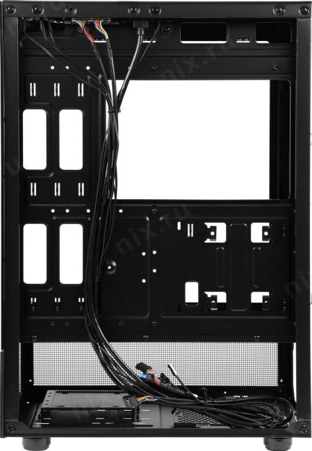 Корпус Formula Crystal Z1 черный без БП ATX 3x120mm 2xUSB2.0  1xUSB3.0  audio  bott PSU