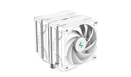 Устройство охлаждения(кулер) Deepcool AK620 Soc-AM5/AM4/1200/1700/1851 белый 4-pin 28dB Al+Cu 260W 1456gr Ret (R-AK620-WHNNMT-G-1)