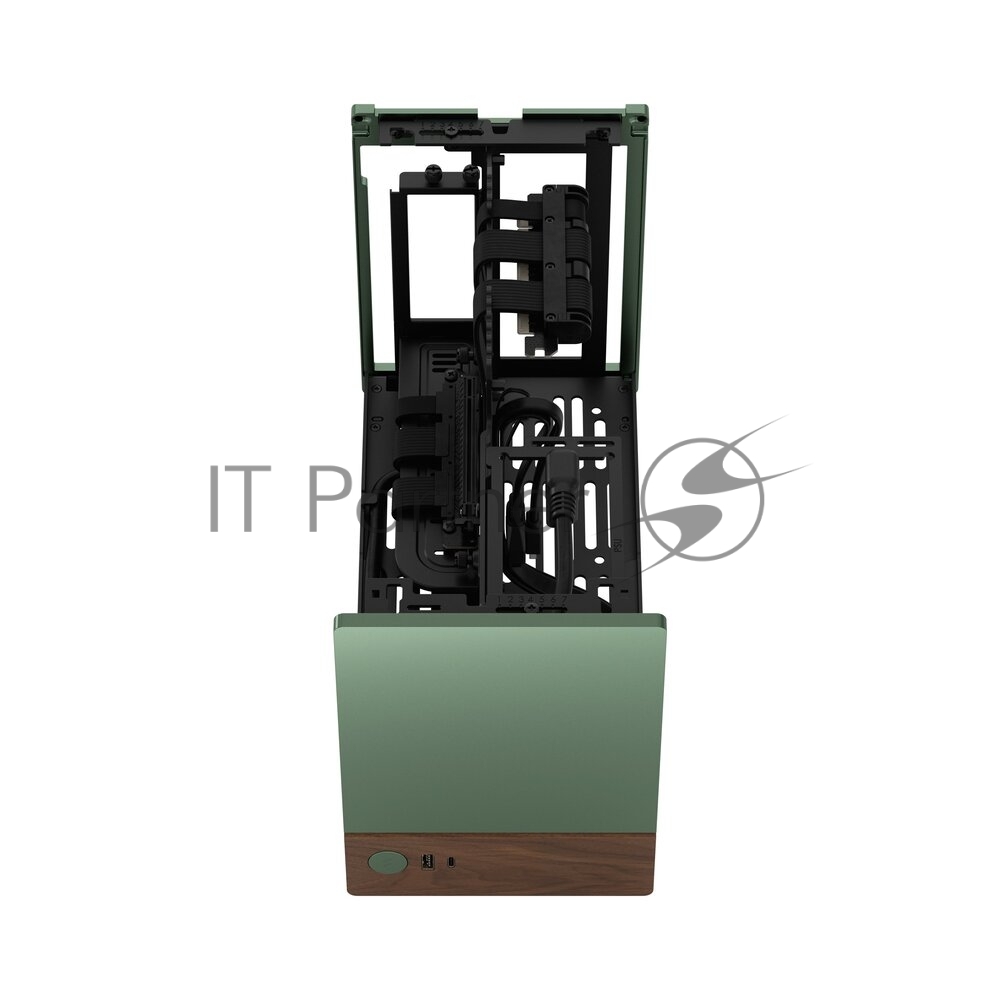 Компьютерный корпус без блока питания Fractal Design Terra, Mini-Tower, no fans, 1xUSB-A 3.0 + 1xUSB 3.2 Type-C, SFX PSU Support, mITX Jade