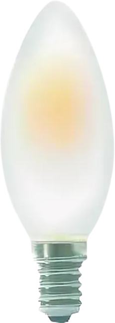 BK-14W5CF30 Standard, матовая, 5,5Вт, 2700К, Е14 СВЕЧА, 360 град, 450Лм,  стекло, Светодиодная лампа