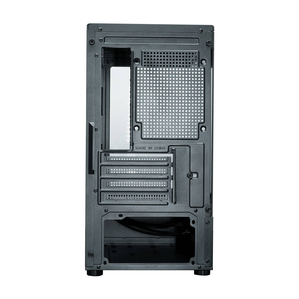 XASTRA Q300M 3FRGB Black mATX/Aquarium/Screewless/ 3x120mm FRGB FC fans/ Q300M-3FC12F