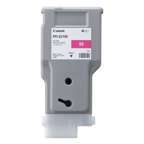 Картридж струйный Canon INK TANK PFI-321 MAGENTA пурпурный (300 мл) для Canon imagePROGRAF TM-250, TM-255, TM-350, TM-355