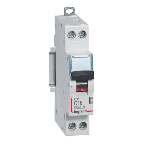 Legrand 407742 Авт.включатель DX3  1п+N C16А 6kA/10кА