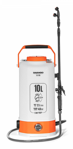 Опрыскиватель Daewoo DSA 10 Li аккум. наплеч. 10л оранжевый/белый