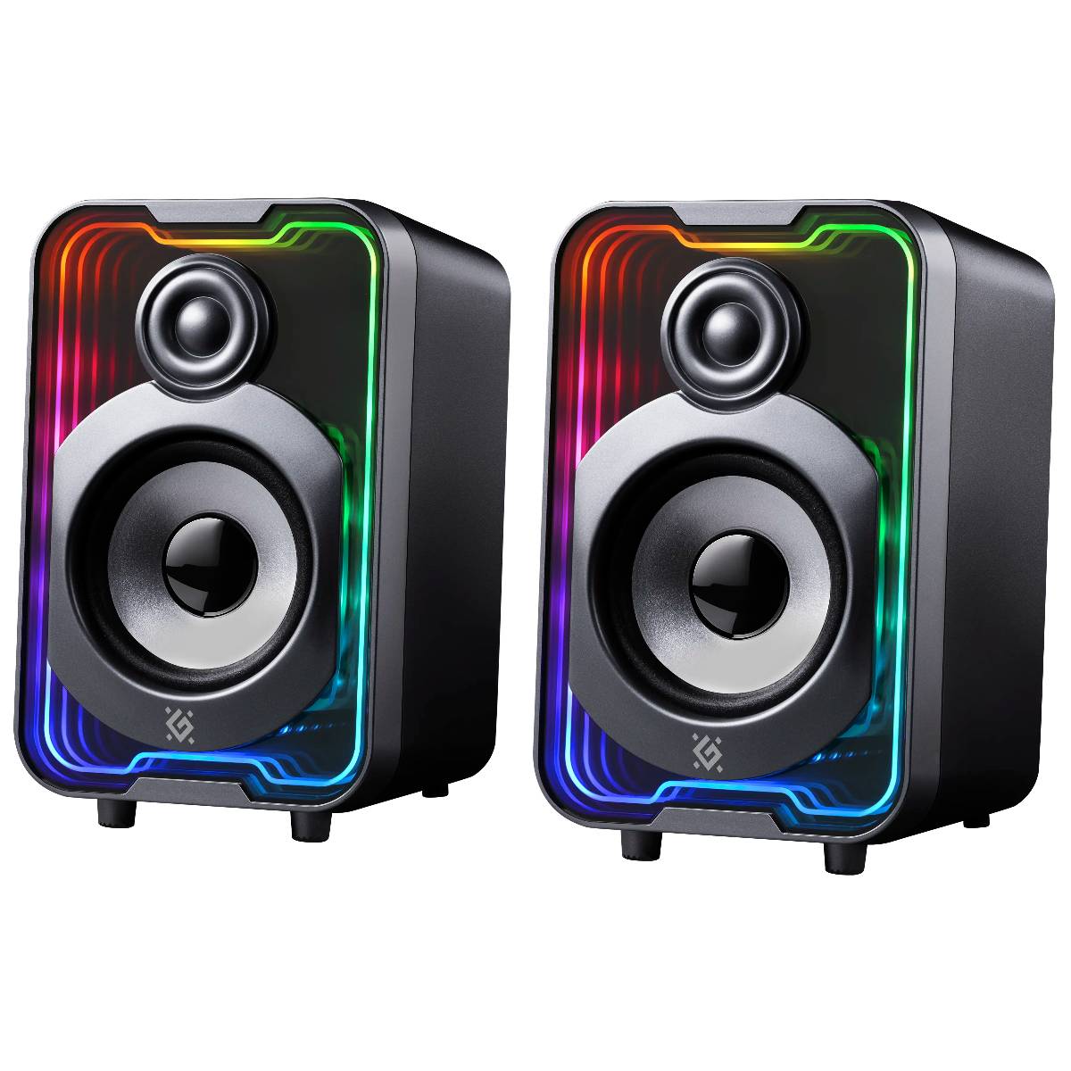 DEFENDER 65811 Акустическая 2.0 система Solar 11 10Вт, BT/RGB,  питание от USB
