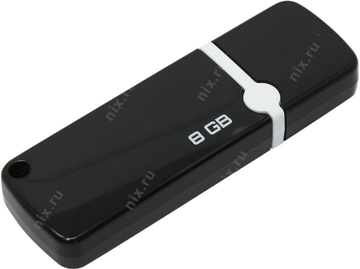 Qumo Optiva <QM8GUD-OP2-Black> USB2.0 Flash  Drive 8Gb (RTL)