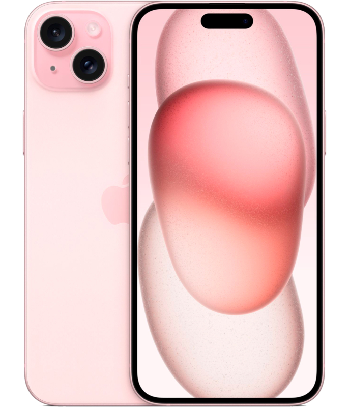 Смартфон Apple iPhone 15 Plus 128 ГБ, Dual: nano SIM eSIM, розовый