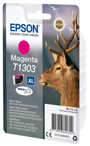 Картридж EPSON T1303 пурпурный экстраповышенной емкости для SX525/SX620/BX320/BX625