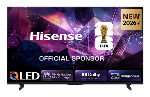 Телевизор ЖК 65'' Hisense/ 65", QLED, Ultra HD, ADS, QLED & DLED, 4K 48-144Hz VRR, 2K 48-288Hz VRR, Smart TV (HomeOS U9), Wi-Fi, DVB-T2/T/C/S2/S, FreeSync Premium, 2.0Ch 2х10W, 350nits, 1000:1, CI+(1.4), 4хHDMI, 2хUSB, Charcoal grey, 2026