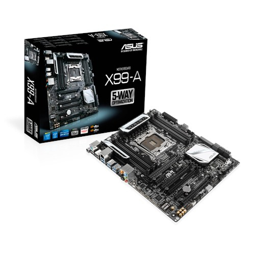 ASUS X99-A/USB 3.1 RTL {LGA2011-v3, X99, DDR4, SATA-III, PCI-E, 8ch Audio, GBL, ATX}