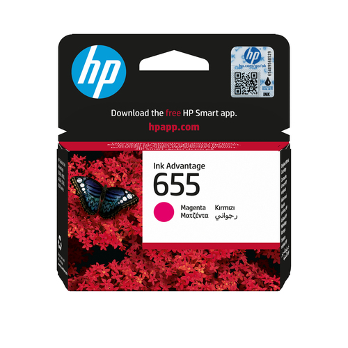 Картридж Hewlett-Packard HP 655 Magenta (Пурпурный) для HP Deskjet Ink Advantage 3525, 4615, 4625, 5525, 6525 e-All-in-O