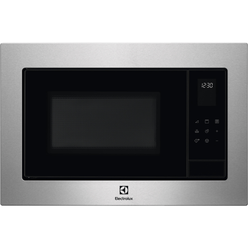 Встраиваемая микроволновая печь Electrolux EMS4253TEX серебристый/черный, 25 л, 900 Вт, переключатели - сенсор