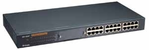 D-Link <DES-1024R+>  Fast E-net  Switch  24-port  (24UTP, 100Mbps)