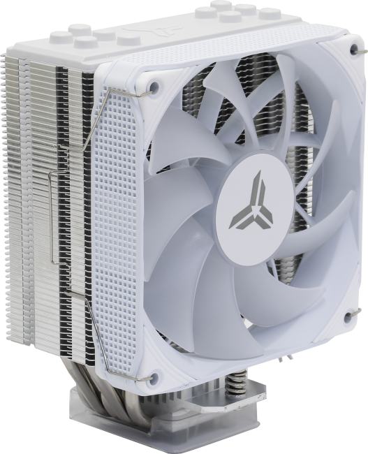Кулер для процессора/ CPU Cooler JONSBO PISA A5 ARGB (265W, 4-pin PWM, 153mm, Al/Cu, 5x6mm, ARGB, 1x120mm, 81.27CFM, 36.8dBA, 1850RPM, S: 1851/1700/1200/115X, AM4/AM5 White)
