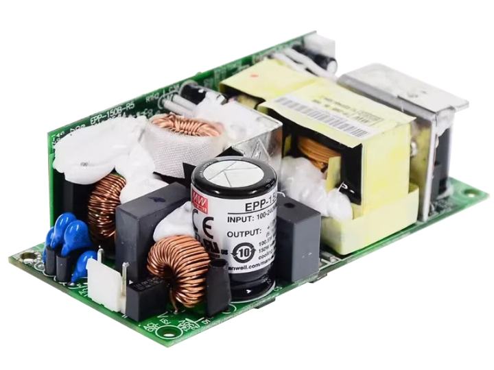 Преобразователь AC-DC сетевой Mean Well EPP-150-24 100Вт (вент. 150Вт), ККМ, вход 90…264V AC, 47…63Гц  /127…370В DC, вых