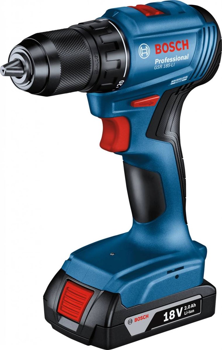 BOSCH Дрель-GSB 185-LI аккум. патрон:быстрозажимной