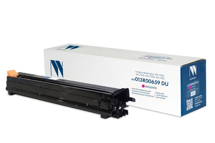 Блок фотобарабана NVP совместимый NV-013R00659 DU Magenta для Xerox  WorkCentre/WC-7120/WC-7125/WC-7220/WC-7225  (51000k)