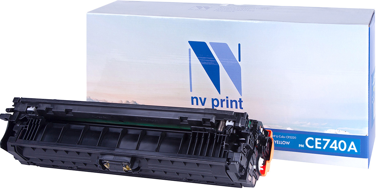 Картридж лазерный NVPrint совместимый HP CE740A Black для LJ Color CP5220 (7000k)