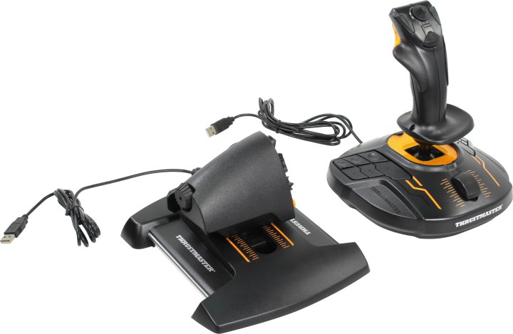 Джойстик ThrustMaster T-16000M FCS HOTAS USB (16кн., 8-поз.  перекл, РУД) <2960778>